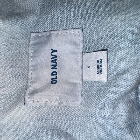 Old Navy Light Wash Denim Jacket Size Small - Picture 5 of 6